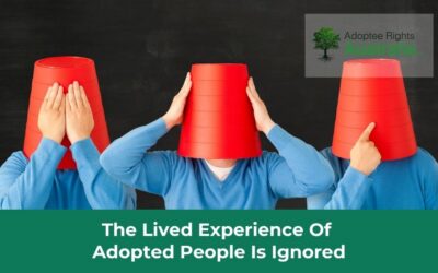 The Lived Experience Of Adopted People Is Ignored